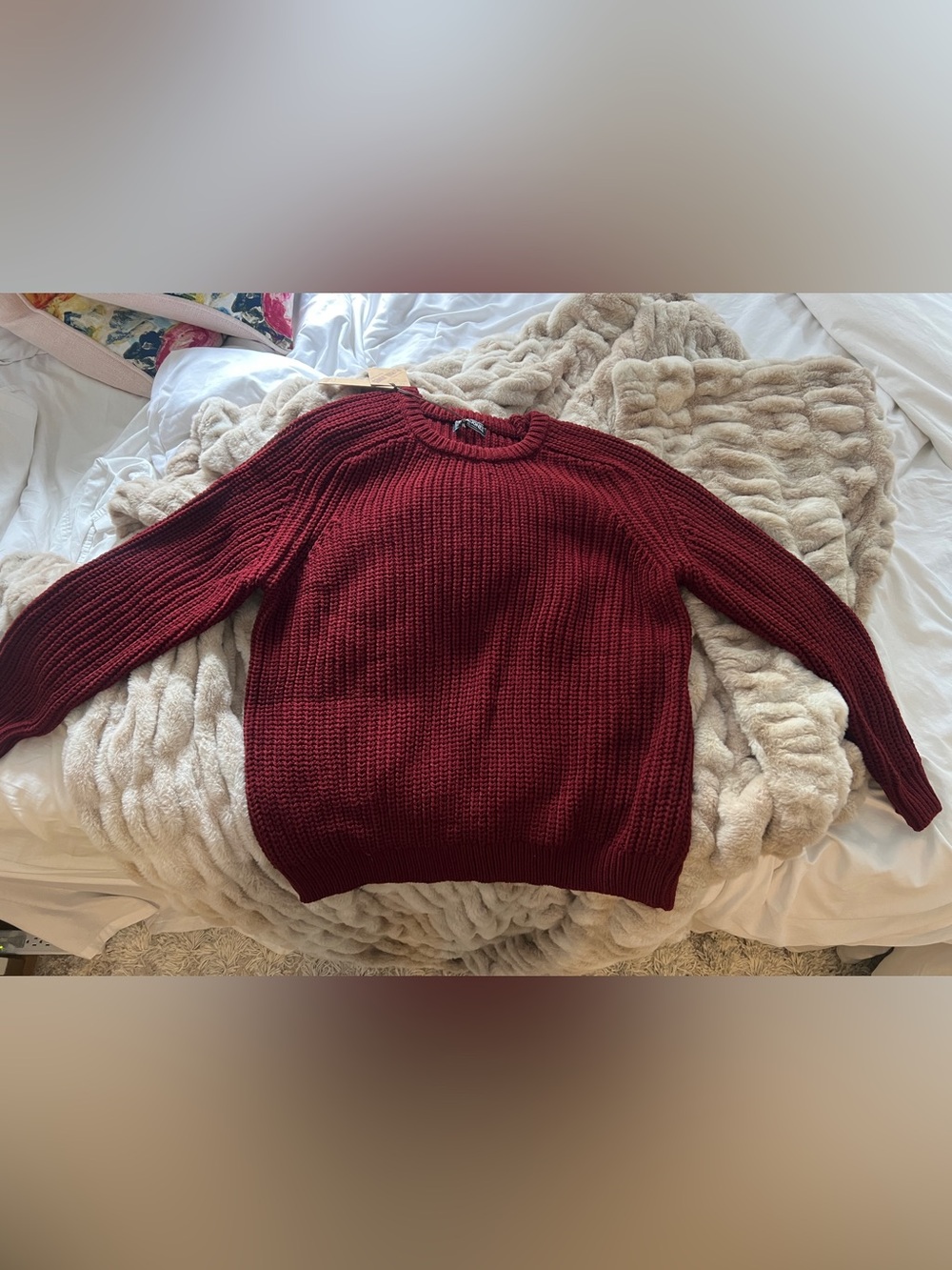 PJ maroon sweater